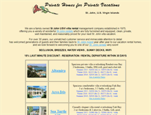 Tablet Screenshot of privatehomesvi.com